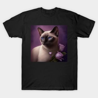 Siamese Purple Goddess T-Shirt